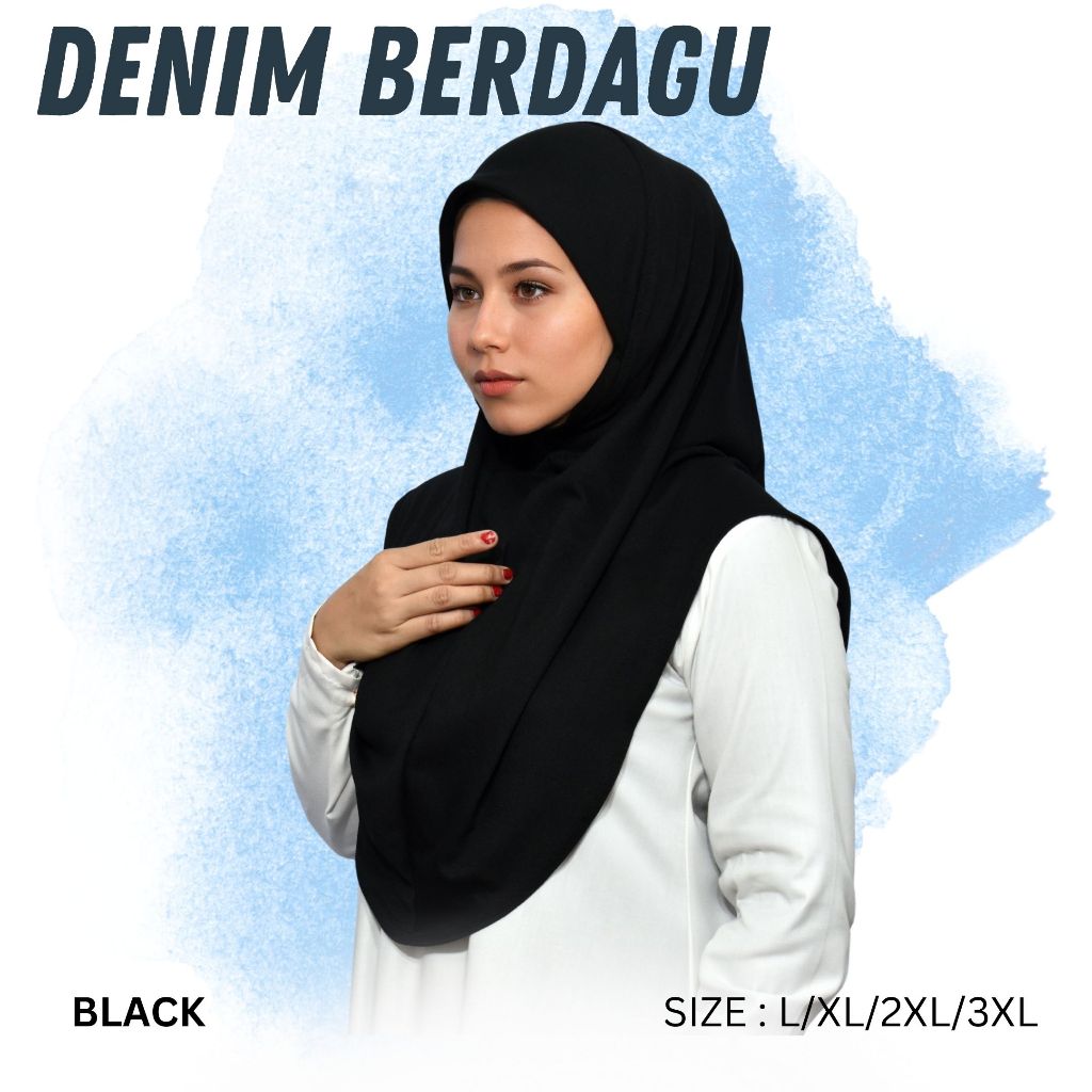⭐️ Sarung Denim Berdagu (Size L-3xl)