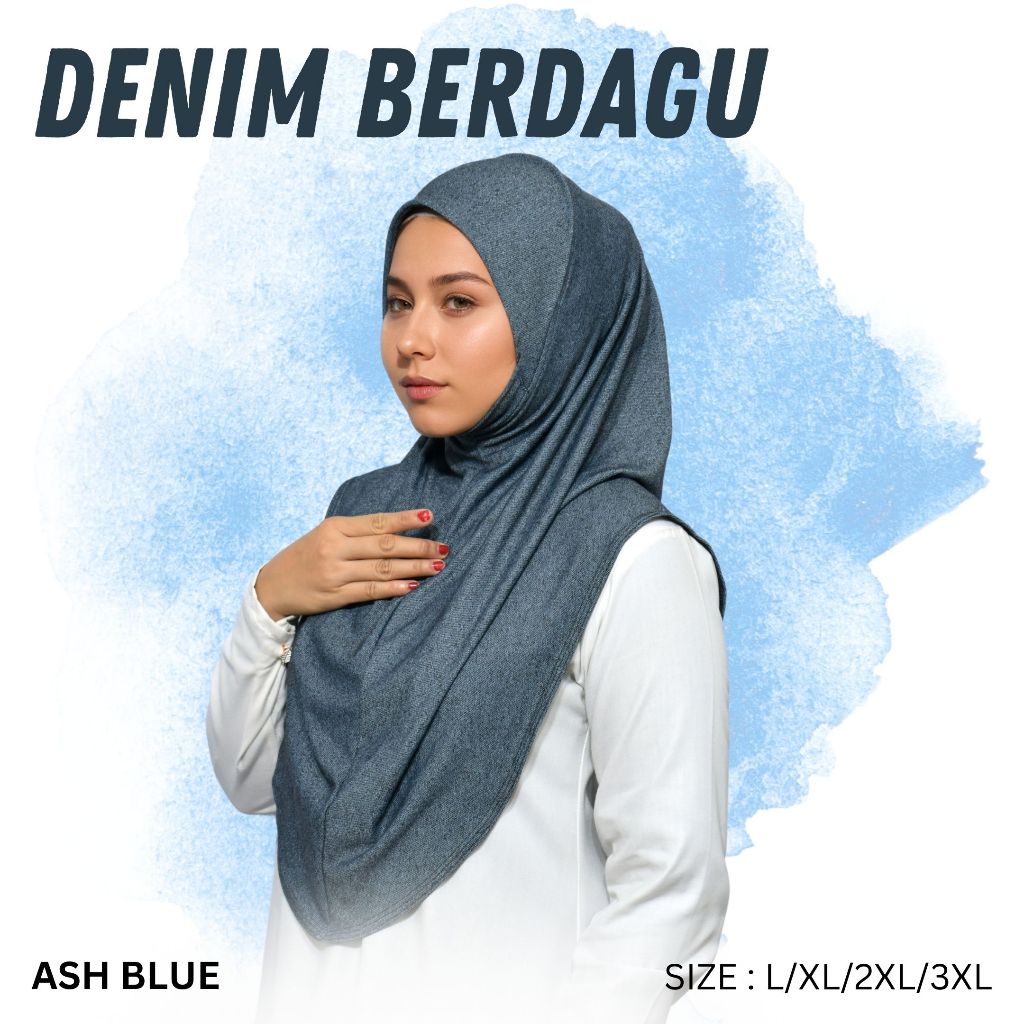 ⭐️ Sarung Denim Berdagu (Size L-3xl)