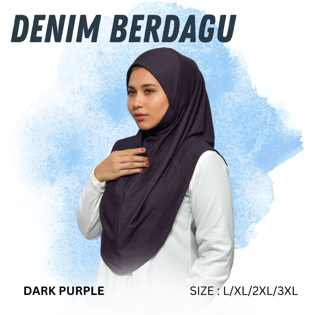⭐️ Sarung Denim Berdagu (Size L-3xl)