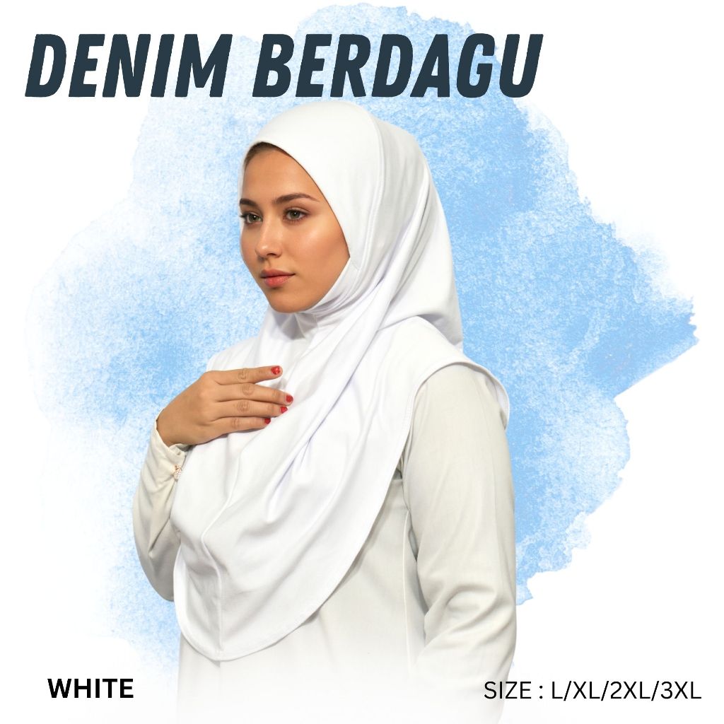 ⭐️ Sarung Denim Berdagu (Size L-3xl)