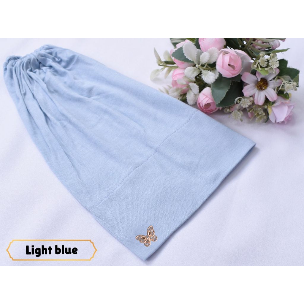 Inner Snowcap Butterfly ! Inner Tudung Muslimah Kain Cotton Jersey