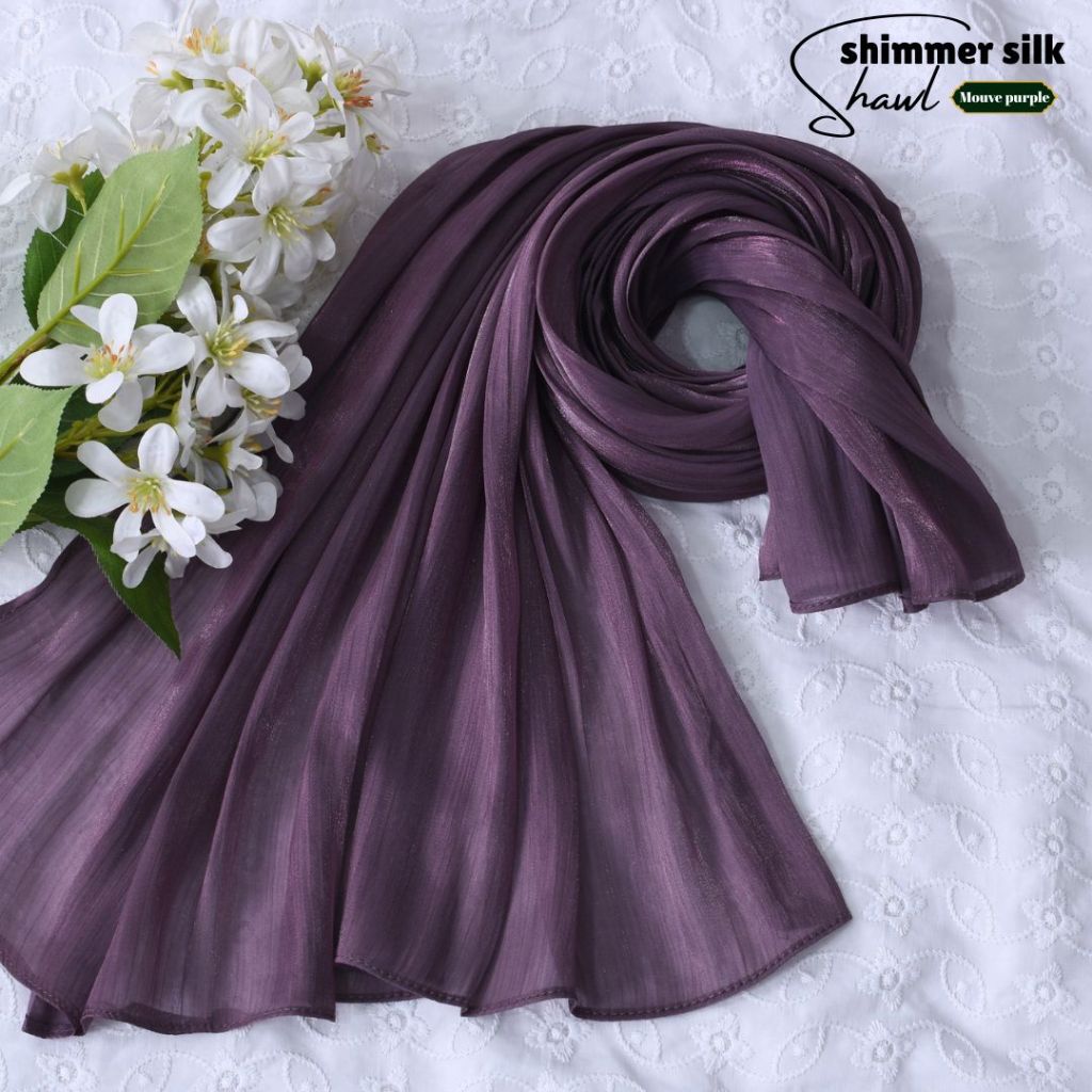 Shawl Shimmering Silk | Satin Shimmer Eksklusif