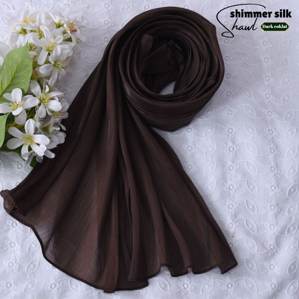 Shawl Shimmering Silk | Satin Shimmer Eksklusif