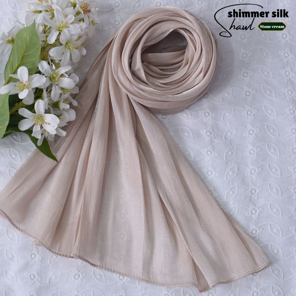 Shawl Shimmering Silk | Satin Shimmer Eksklusif