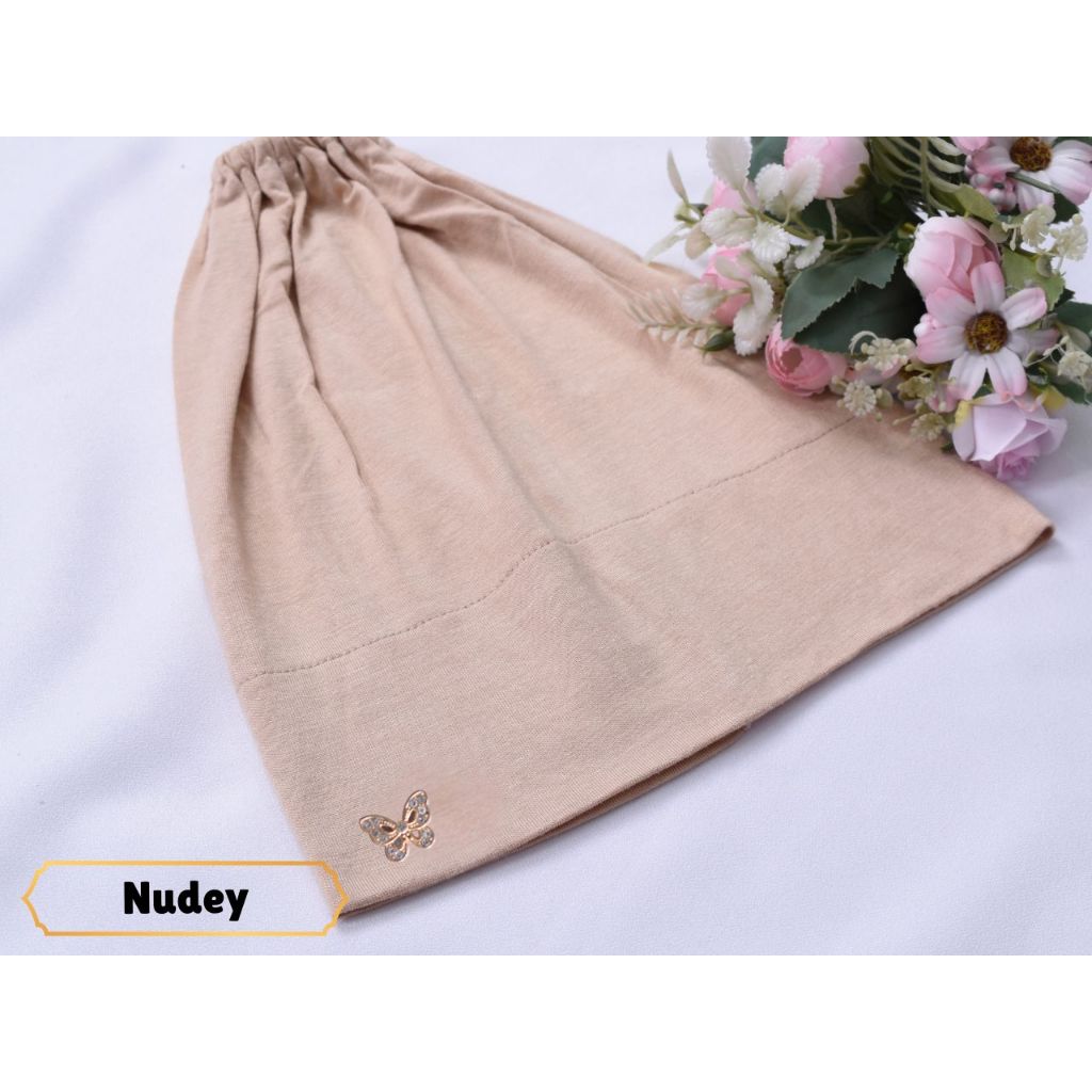 Inner Snowcap Butterfly ! Inner Tudung Muslimah Kain Cotton Jersey