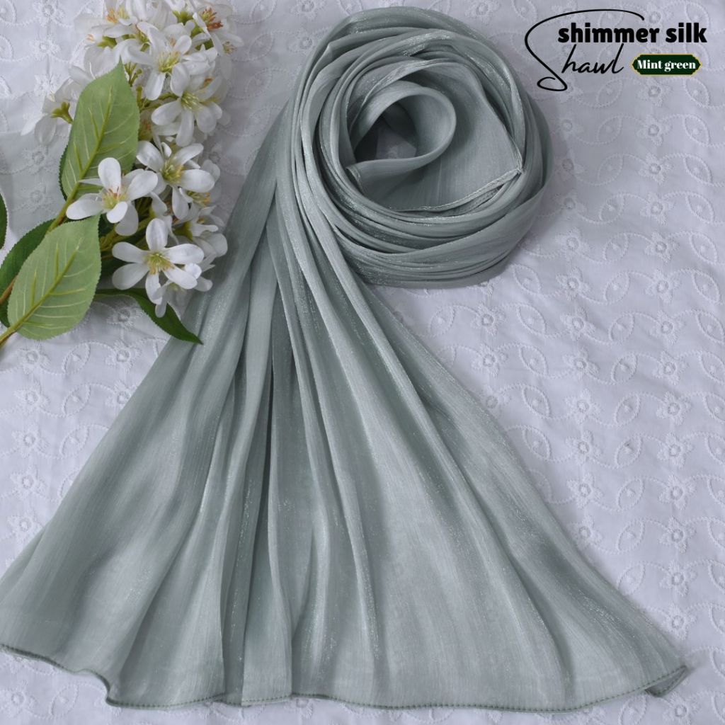 Shawl Shimmering Silk | Satin Shimmer Eksklusif
