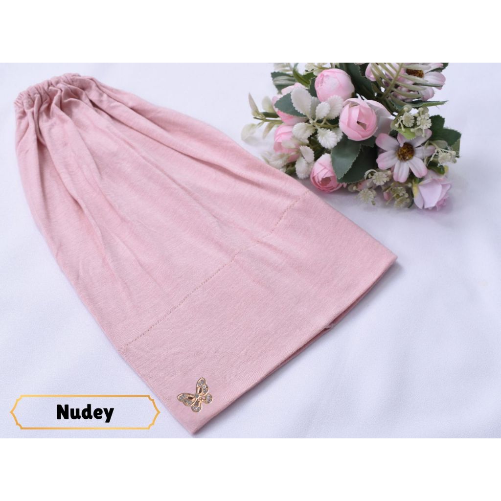 Inner Snowcap Butterfly ! Inner Tudung Muslimah Kain Cotton Jersey