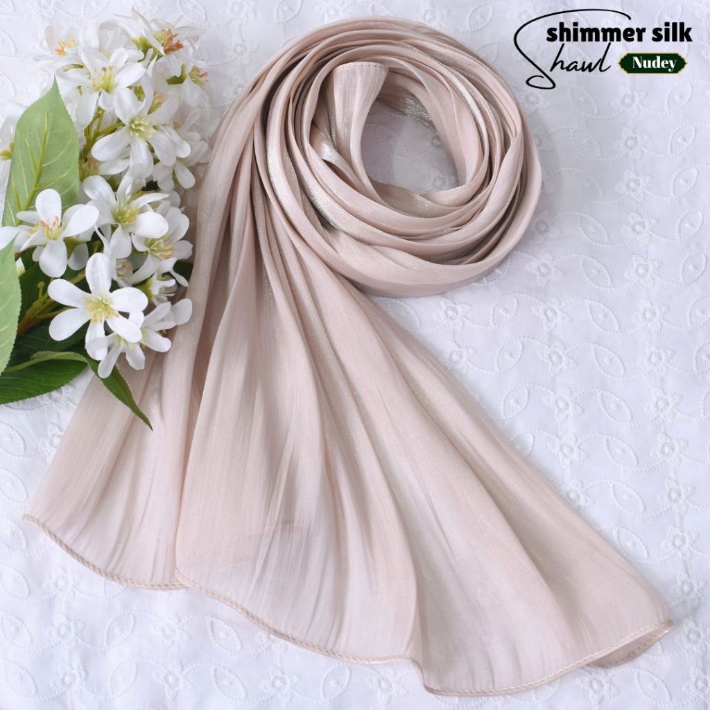 Shawl Shimmering Silk | Satin Shimmer Eksklusif