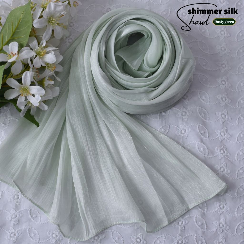 Shawl Shimmering Silk | Satin Shimmer Eksklusif