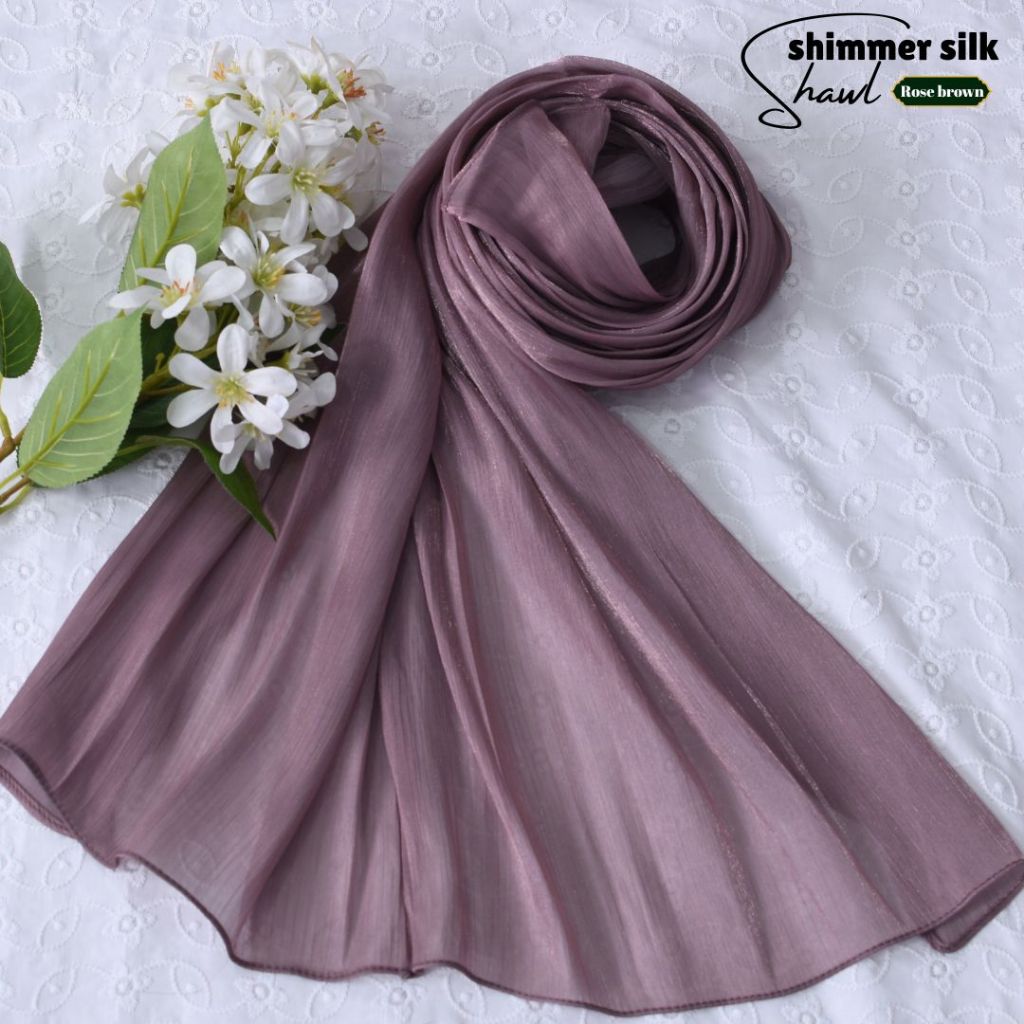 Shawl Shimmering Silk | Satin Shimmer Eksklusif