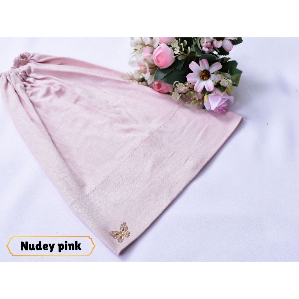 Inner Snowcap Butterfly ! Inner Tudung Muslimah Kain Cotton Jersey