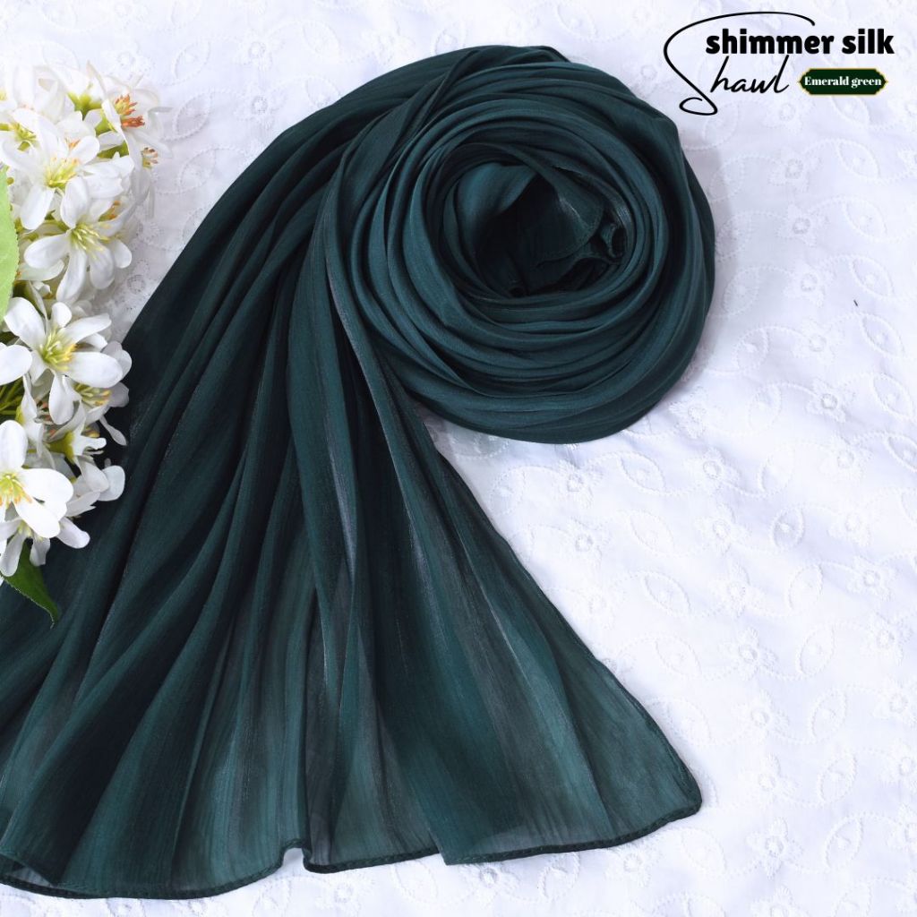 Shawl Shimmering Silk | Satin Shimmer Eksklusif