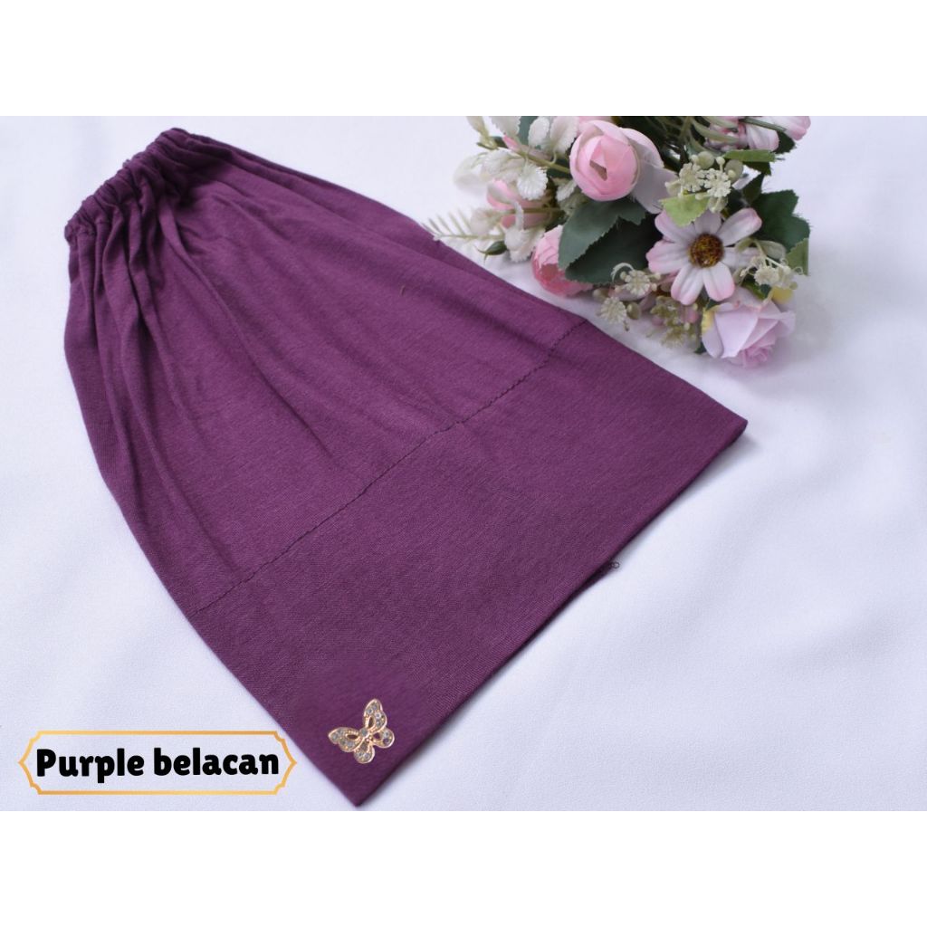 Inner Snowcap Butterfly ! Inner Tudung Muslimah Kain Cotton Jersey
