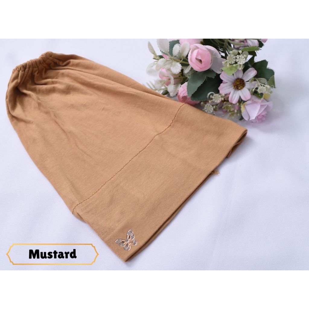 Inner Snowcap Butterfly ! Inner Tudung Muslimah Kain Cotton Jersey