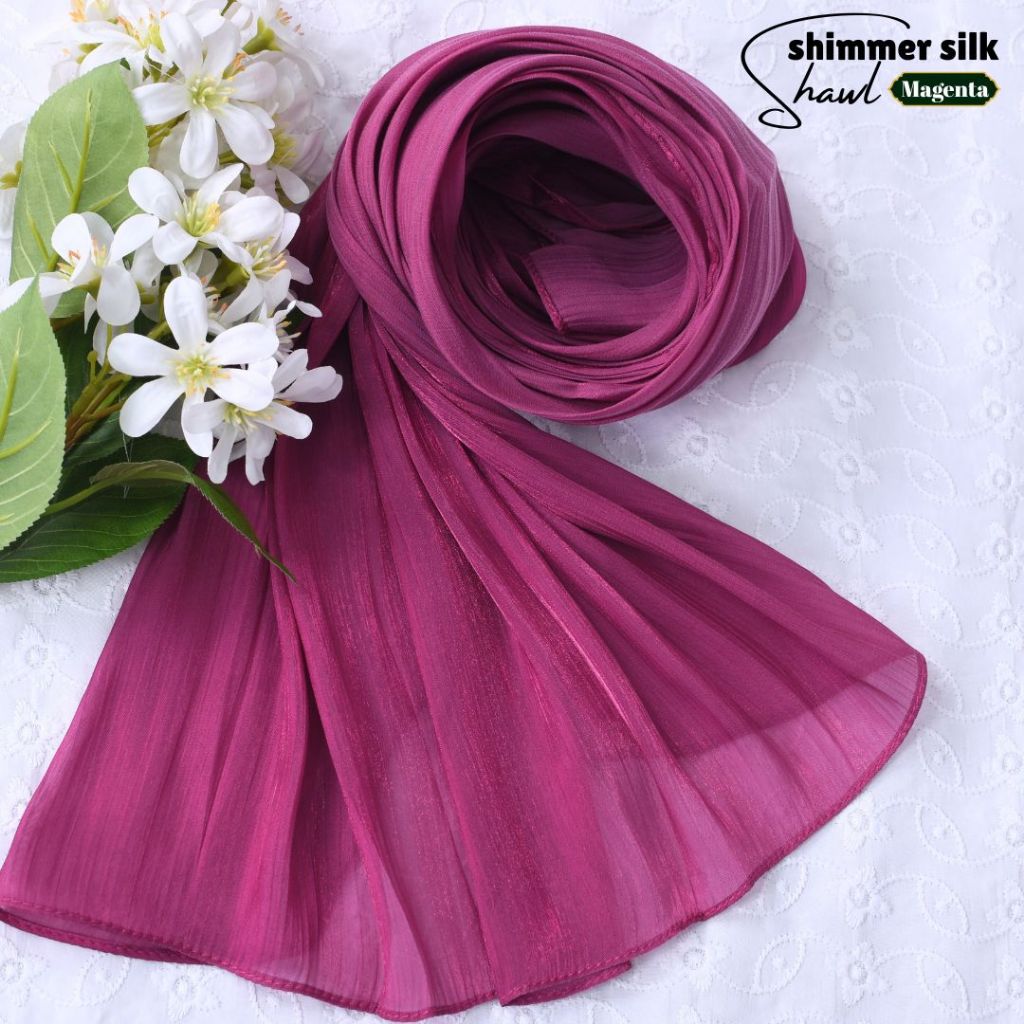 Shawl Shimmering Silk | Satin Shimmer Eksklusif