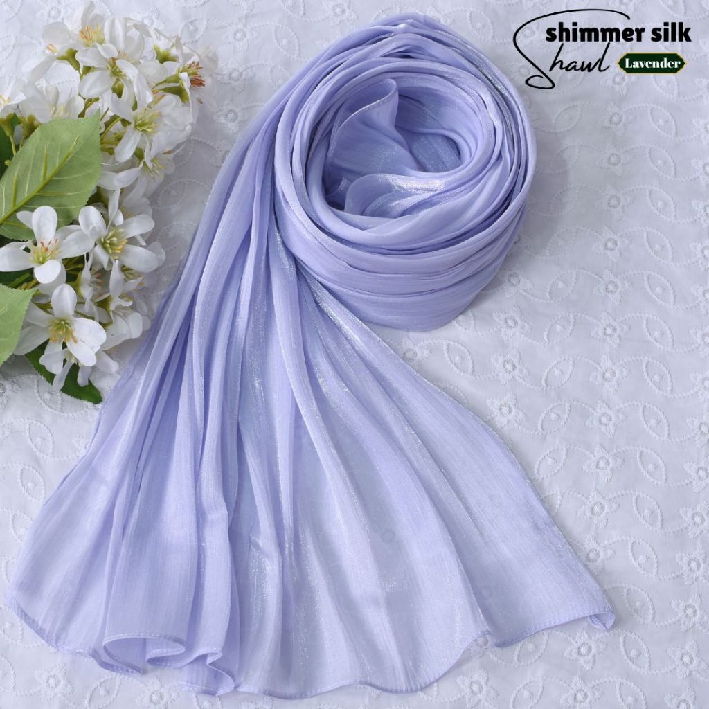 Shawl Shimmering Silk | Satin Shimmer Eksklusif