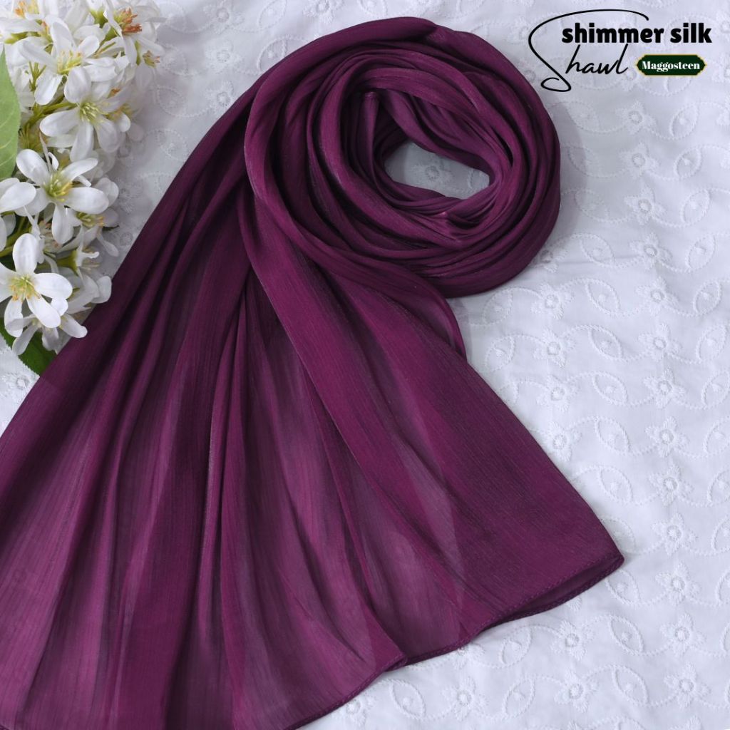 Shawl Shimmering Silk | Satin Shimmer Eksklusif
