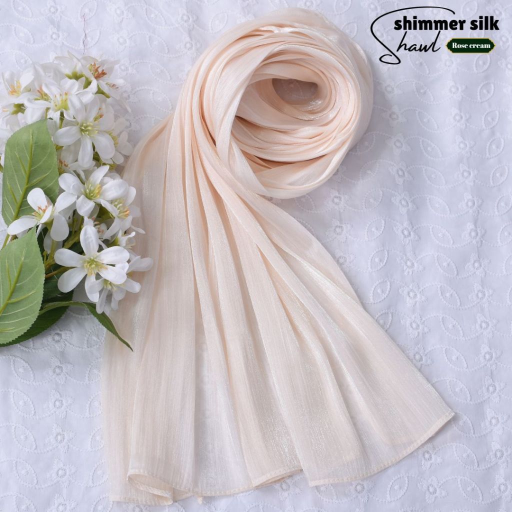Shawl Shimmering Silk | Satin Shimmer Eksklusif