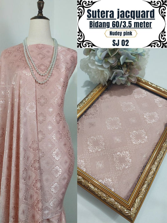 Sutera Jacquard Bidang Besar 3.5 Meter Ready Stock
