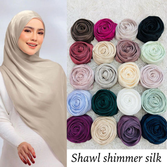 Shawl Shimmering Silk | Satin Shimmer Eksklusif