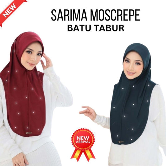 🎀  Sarima Moscrepe Batu Tabur  ! Size S-XL