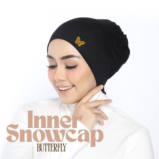 Inner Snowcap Butterfly !  Inner Tudung Muslimah Kain Cotton Jersey