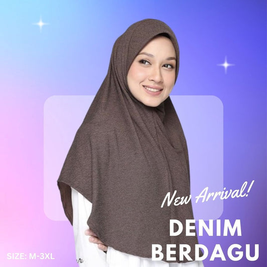 ⭐️ Sarung Denim Berdagu (Size L-3xl)
